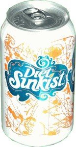 Sunkist DIET Orange Soda drink