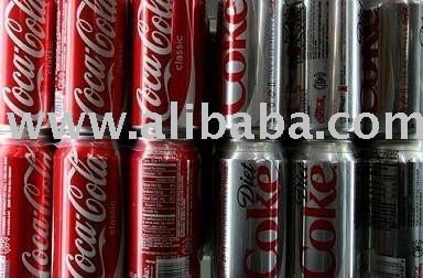 coca-cola classic & diet coke soft drink