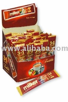 3 In 1  Flavour ed Coffee mix With  Hazelnut s