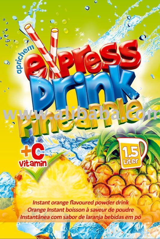 instant drink Powder Juice Pineapple