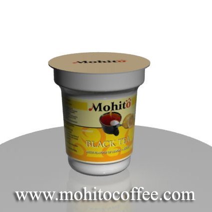 MOHITO HOT TEA WITH FLAVORED  LEMON  ( CUP )