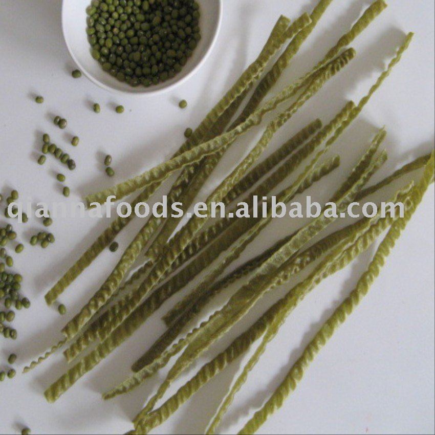 Organic green soybean noodle