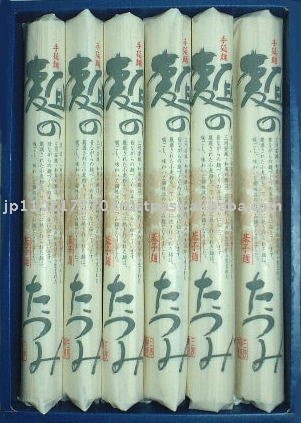 Japanese noodle gift set(Tatsumi tenobe dried flat noodles set)