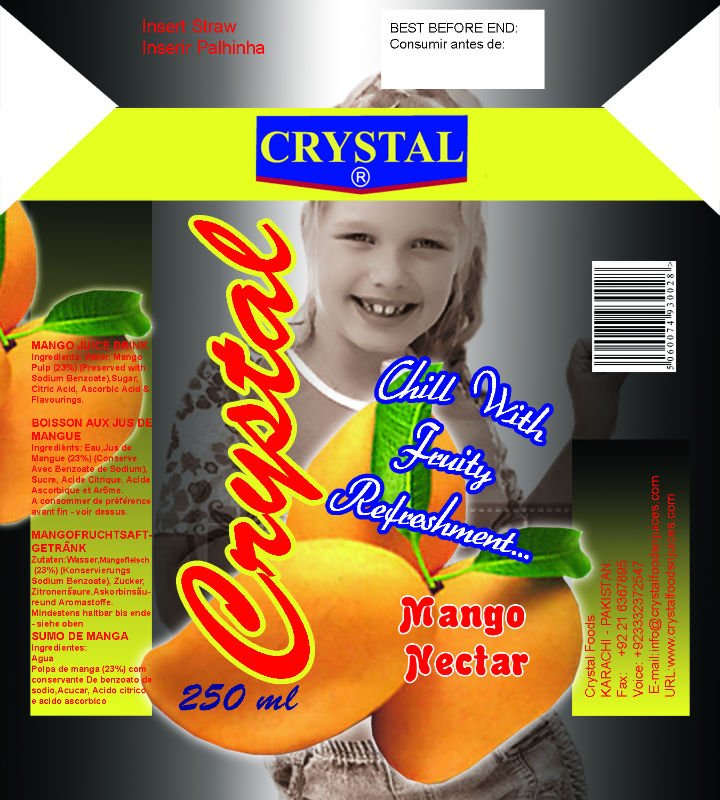 Crystal's fruit juices