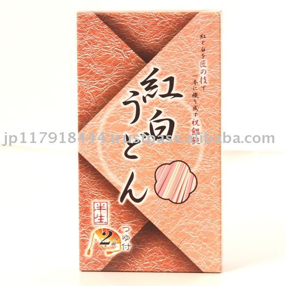 Crimson and White Udon made in Japan