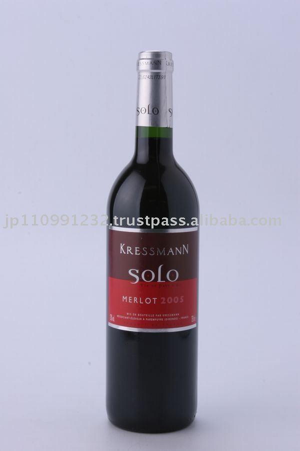 SOLO MERLOT ROUGE 75 CL