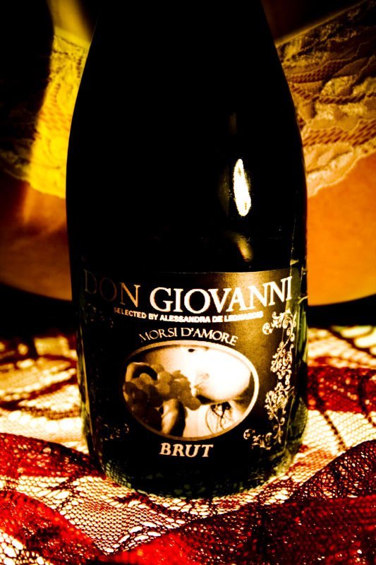 italian sparkling wine " Don Giovanni "