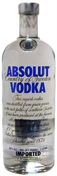 Absolut Vodka 80 Proof (1 LTR)