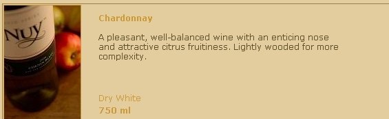 wine- Chardonnay
