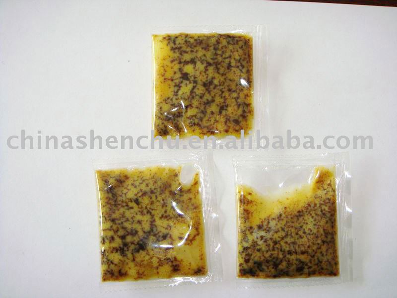 liquid sauce for instant noodles (chicken flavor)