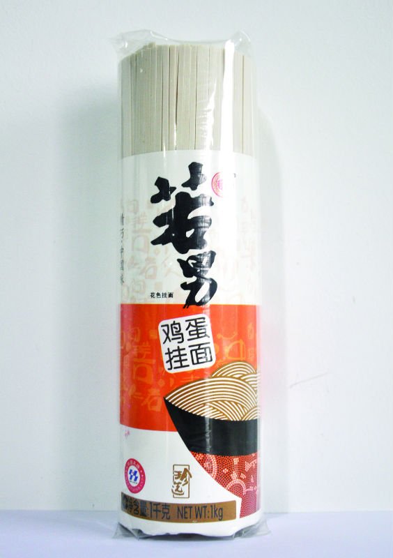 Japanese Egg Noodle- Green, pure water made, no additive precious selected Width 3.0mm