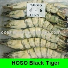 Frozen Black Tiger Shrimp