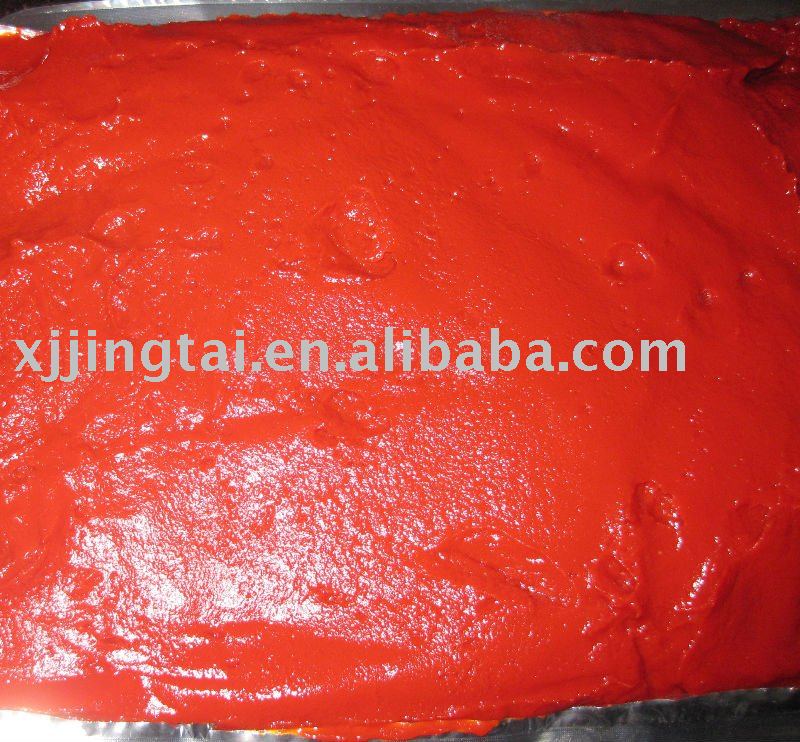 In drum 28-30% Hot Break Tomato Paste, Aseptic hot break tomato paste 28-30% in bulk package, bulk t