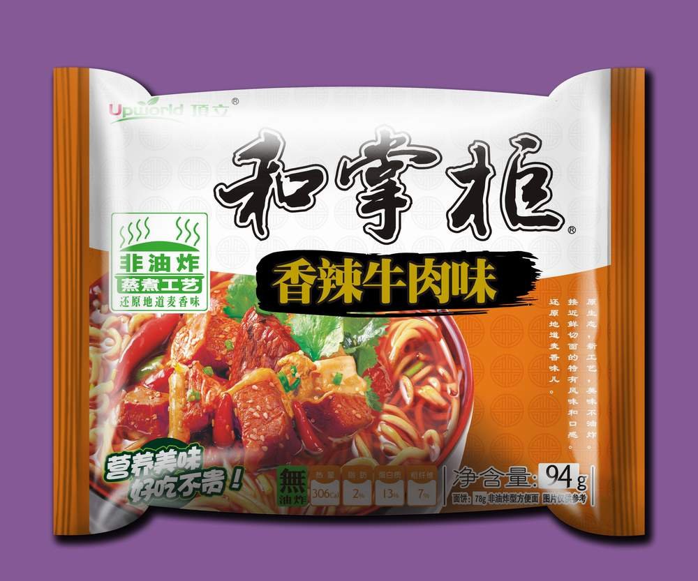 Healthy Instant Noodle,  spicy   beef   flavor 