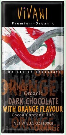 Vivani Premium Organic Dark Chocolate with Orange