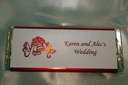 Chocolate Bar- Wedding 1.6 oz Belgian Bar