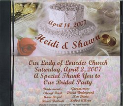 Wedding Collage Chocolate CD