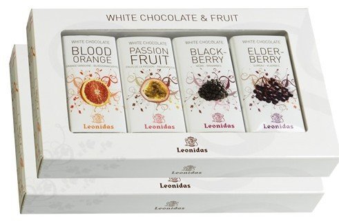 Leonidas Mini Bars - White Chocolate with Fruit