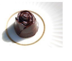 Individual Chocolate  Bonbons-- Rosebud bonbon