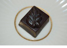 Individual Chocolate  Bonbons-- Cube Leaf