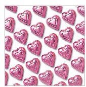 Madelaine Pink Foil Milk Chocolate Hearts - 5lbs