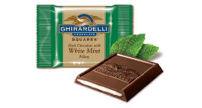 Dark Chocolate with a Mint Center