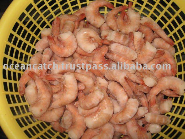 Pink blanched  IQF   shrimp 