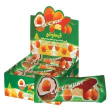 RICE CRISP , COMFIT   COCONUT COATED  CHOCOLATE  FLAVOURED