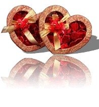 BIG RED HEART  chocolates