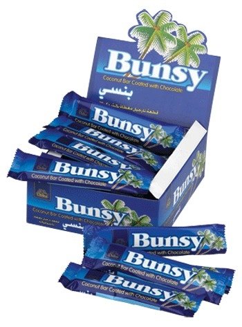 Coconut Bar Coated with Chocolate