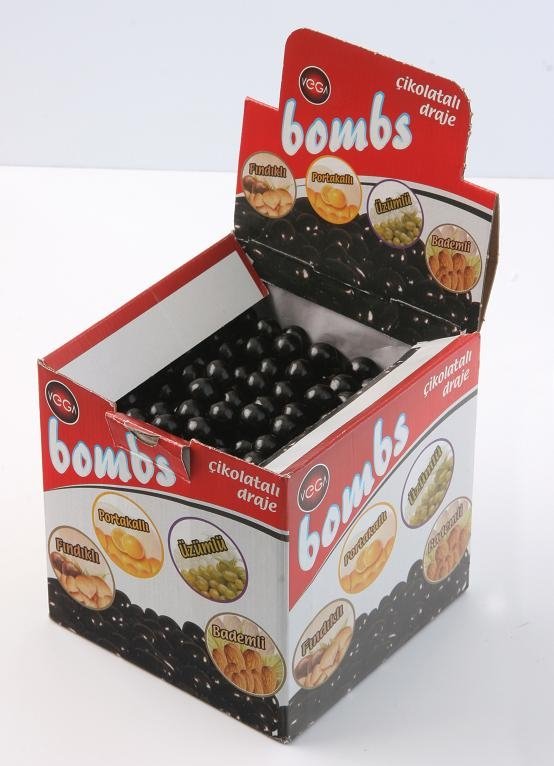 CHOCOLATE DRAGEES WITH ORANGE / IN BULK