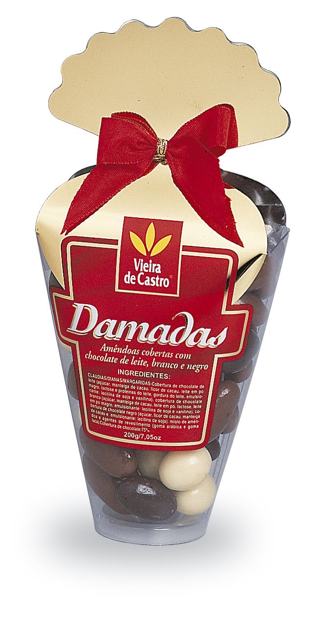Damadas (Assortment Of Almonds Coated With Milk, Dark And White Chocolate)