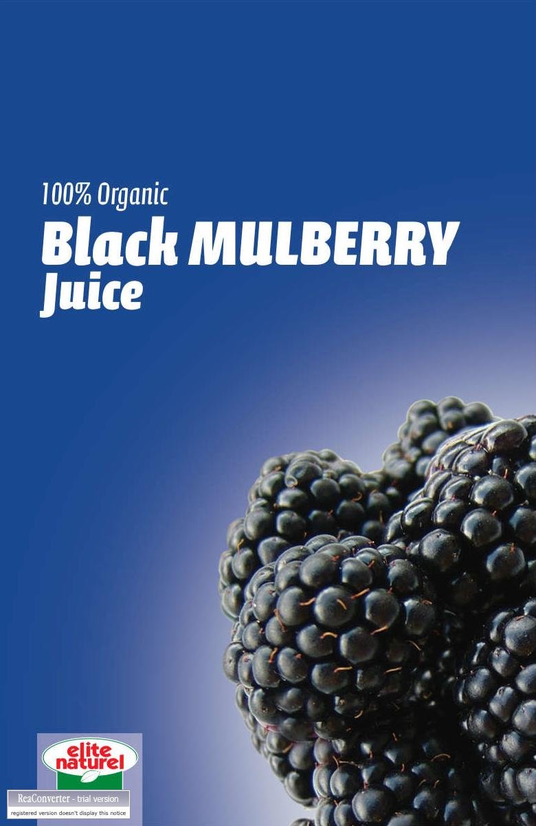 Elite Naturel 100% Black Mulberry Organic Fruit Juice,Turkey 100 % ...