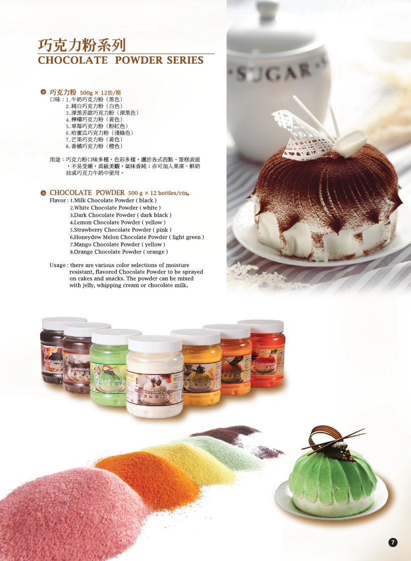 chocolate powder