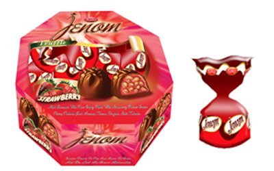 JENOM SINGLE TWIST TRUFFLE STRAWBERRY FL.CRISPY RICE