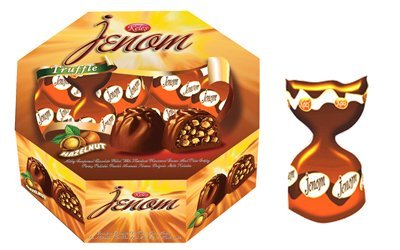 jenom crispy rice single twist chocolate