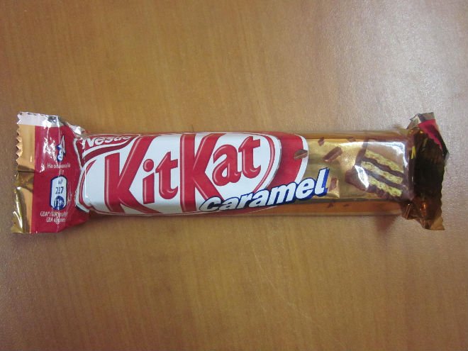 Kit Kat Caramel product of Nestle