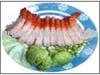 COOKED  PEELED     DEVEINED  TAIL-ON BT black tiger  shrimp 