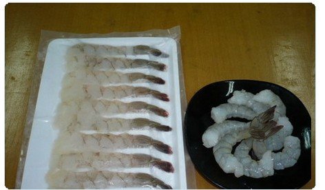 Frozen Peeled White Shrimp