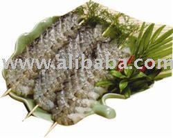 Skewer Black Tiger Shrimp