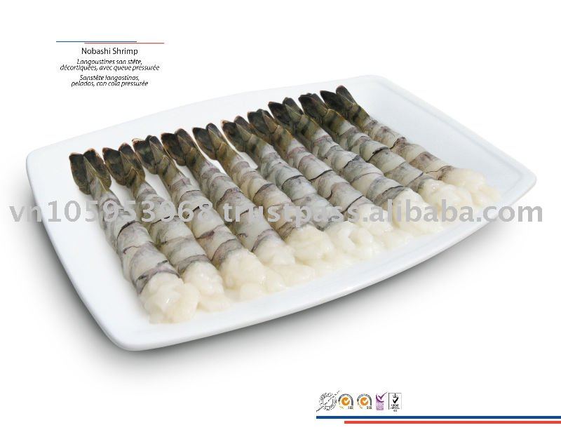 STRETCHED FROZEN BLACK TIGER SHRIMP