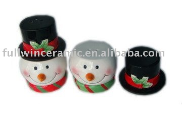 Ceramic  Salt   Pepper  Shaker  Set 