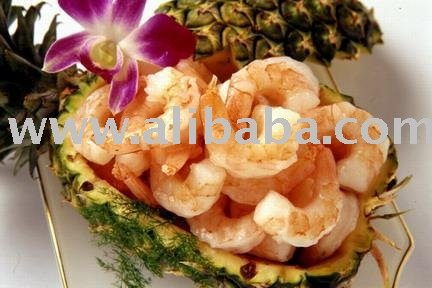 Cooked peeled deveined tailless shrimp