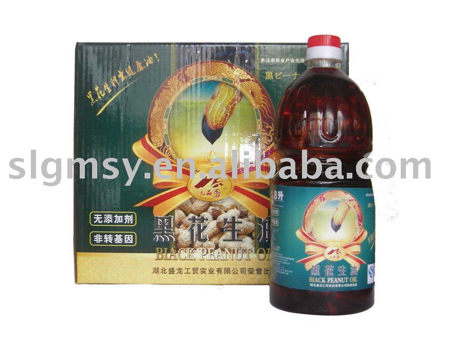 Black Skin Peanut  Oil  1.8L  Plastic  Bottle