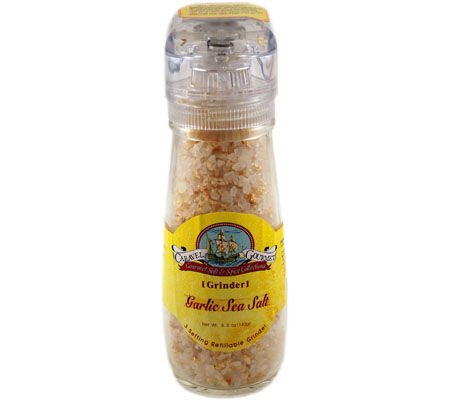 Garlic Sea  Salt   Grinder 