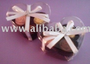 Rose  Shaped  Chocs in  Heart   Shaped   Box 
