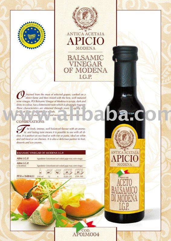 Balsamic Vinegar yellow label