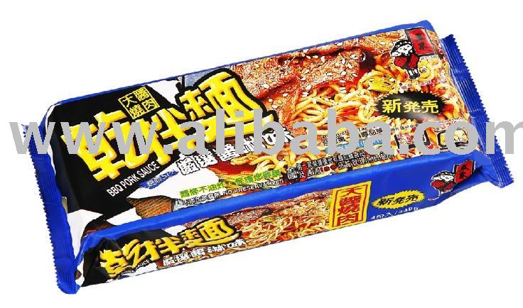 Dried Noodle with BBQ Pork Flavor Sauce