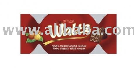 68 WALTZ Hazelnut Flavoured Cocoa Cream Filled Milky Compound Chocolate with Rice Crispy 300 g