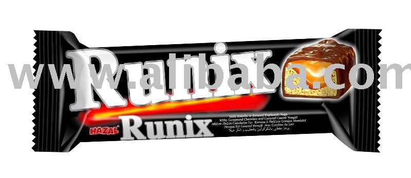 177 Runix Milky Comp. Choc. And Caramel Coated NougatCre.Wafer